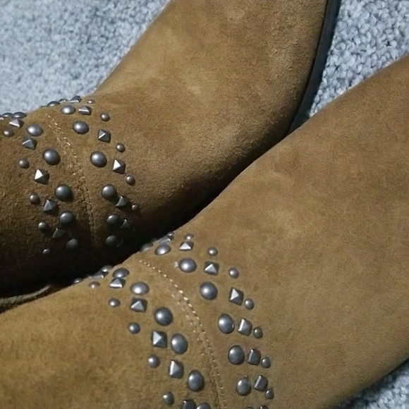 Lucky Brand Studs Booties in Caramel 6M - Picture 8 of 11